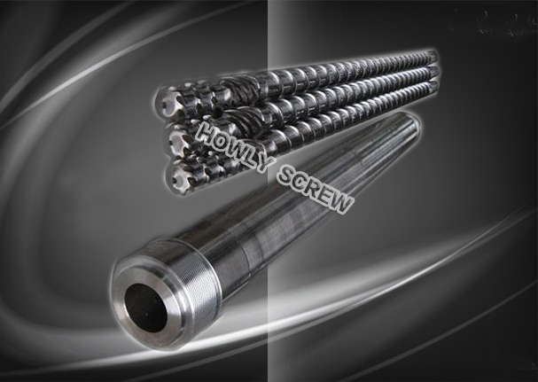 Single scre and barrel for plastic extruder machine