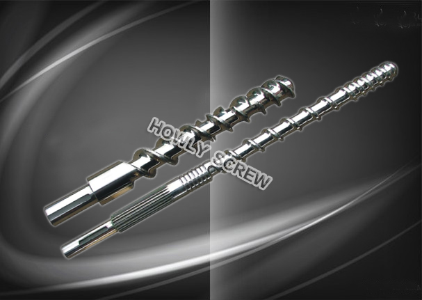 Screw barrel for rubber machinery